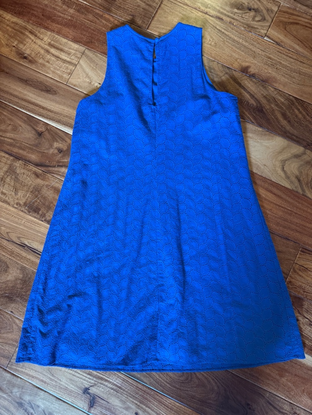 Calvin Klein Royal Blue Sleeveless A-Line Dress, sz 6, EUC - Picture 4 of 4